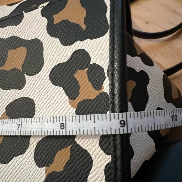 Coach Ocelot Print Mini Crosby Handbag - Picture 9 of 16